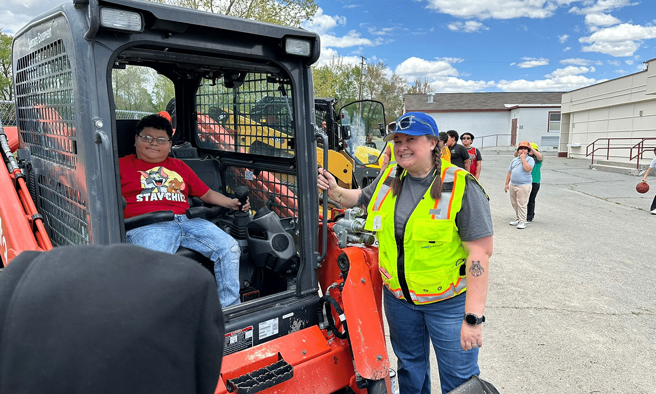 lemelson stem academy construction career day